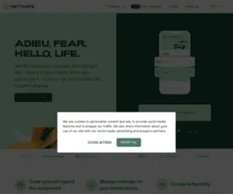 Hellogetsafe.com(Get the insurance coverage) Screenshot