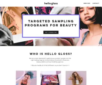 Hellogloss.com(Hello Gloss) Screenshot