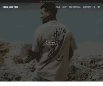 Hellogoodvibesclothing.com(Hello Good Vibes) Screenshot