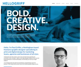 Hellogriff.com(Freelance Graphic Designer) Screenshot