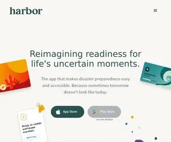 Helloharbor.com(Disaster Preparedness & Disaster Planning) Screenshot