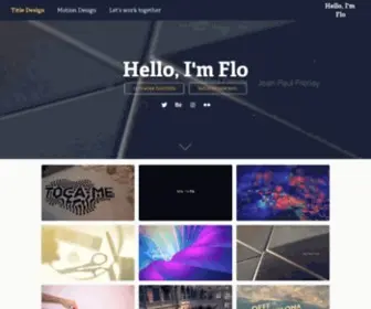 Helloimflo.net(Hello, I'm Flo) Screenshot