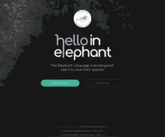 Helloinelephant.com(Hello in Elephant) Screenshot