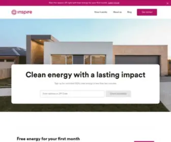 Helloinspire.com(Renewable Energy Company) Screenshot