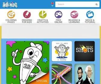 Hellokids.com(Coloring pages) Screenshot