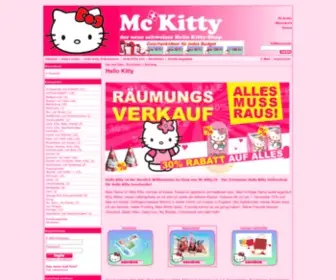 Hellokittyshop.ch(Hello Kitty Shop Schweiz) Screenshot