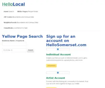 Hellolocal.com(HyperLocal Search Engine) Screenshot