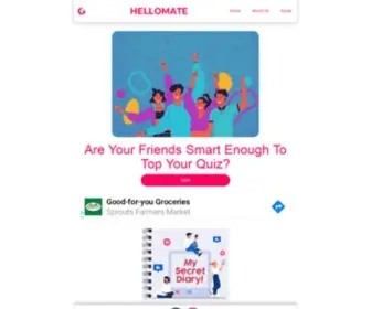 Hellomate.me(Smart friendship challenge) Screenshot