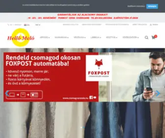 Hellomelo.hu(Munkaruha Webáruház) Screenshot