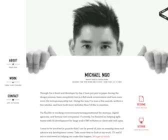 Hellomichael.com(Michael Ngo) Screenshot