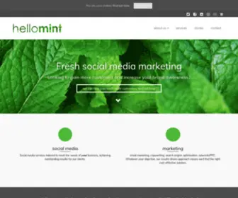 Hellomint.co.uk(Digital marketing & social media agency) Screenshot
