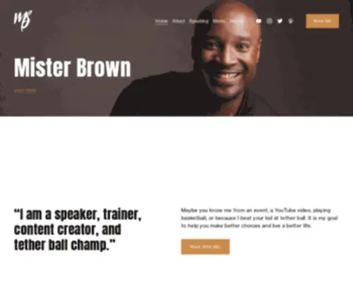 Hellomisterbrown.com(Say Hello To Mister Brown) Screenshot