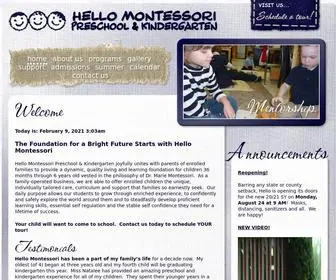 Hellomontessori.com(Hello Montessori) Screenshot