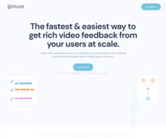 Hellomuze.com(Build engaging video & audio surveys) Screenshot