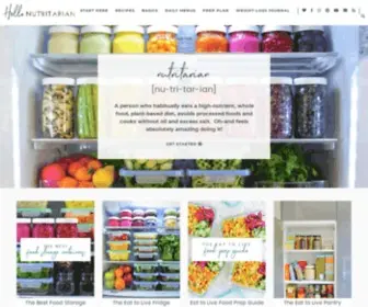 Hellonutritarian.com(Hello Nutritarian) Screenshot