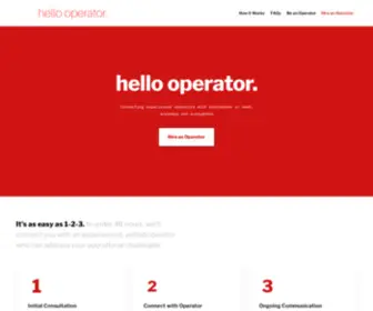 Hellooperator.xyz(Hello Operator) Screenshot