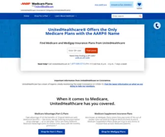 Hellopartdrx.com(AARP Medicare Plans from UnitedHealthcare) Screenshot