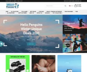 Hellopenguins.com(Get the best deals on unique items all over the world. Hello Penguins) Screenshot