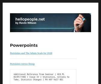 Hellopeople.net(By Kevin Wilson) Screenshot