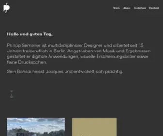 Hellophilipp.de(Visual Designer in Berlin) Screenshot