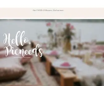 Hellopicneeds.com(Picnics) Screenshot