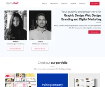 Hellopopdesign.com(Nathalie Napol) Screenshot