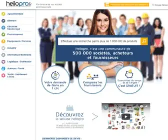 Hellopro.fr(Partenaire de vos achats professionnels) Screenshot