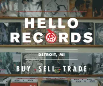 Hellorecordsdetroit.com(Hello Records) Screenshot