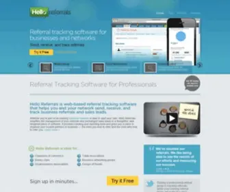 Helloreferrals.com(Hello Referrals) Screenshot