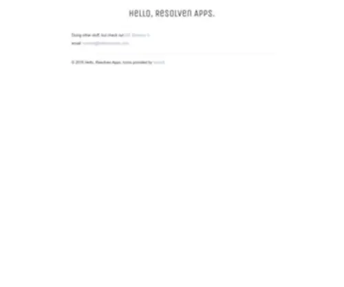 Helloresolven.com(Hello, Resolven Apps) Screenshot