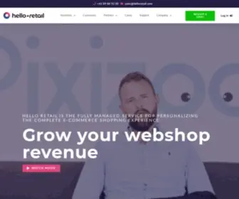 Helloretail.com(Let's make it personal) Screenshot