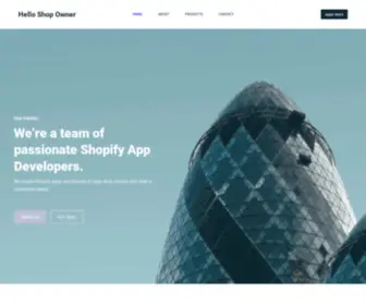 Helloshopowner.com(Shopify Apps and Themes) Screenshot