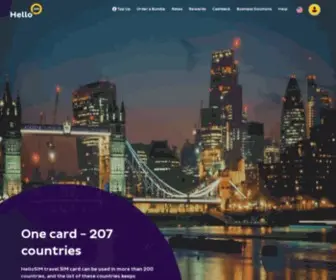 Hellosim.com(International Travel SIM Card) Screenshot