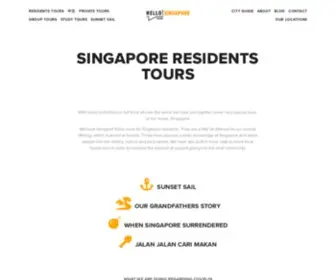 Hellosingaporetours.com(Singapore Tours) Screenshot