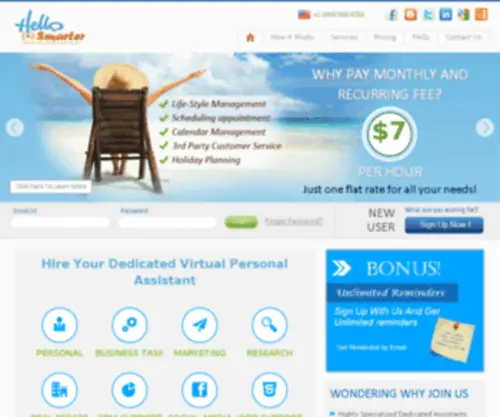 Hellosmarter.com(Choose a memorable domain name. Professional) Screenshot