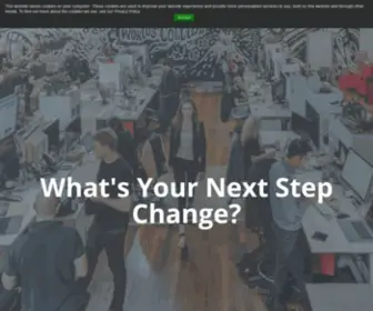 Hellostepchange.com(We are a new breed of strategy consultancy) Screenshot