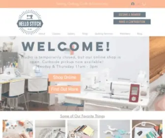 Hellostitchstudio.com(Hello Stitch Studio) Screenshot