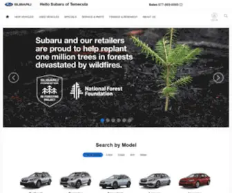 Hellosubarutemecula.com(Hello Subaru of Temecula) Screenshot