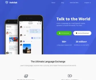 Hellotalk.net(Language learning app) Screenshot