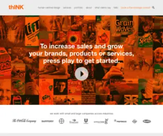 Hellothink.com(Centred Design Agency) Screenshot