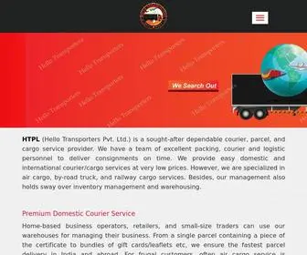 Hellotransporters.com(Transportation & Warehousing Services in India) Screenshot