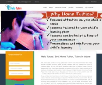 Hellotutorsindore.com(Hello Tutors Indore) Screenshot