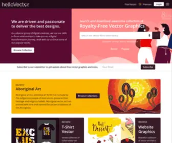 Hellovector.com(Royalty-Free Vectors, Clipart Graphics & Icons Downloads) Screenshot