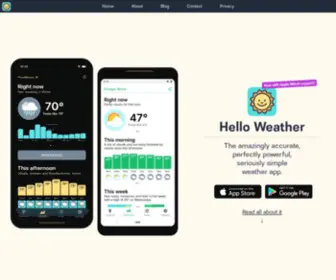 Helloweatherapp.com(Hello Weather) Screenshot