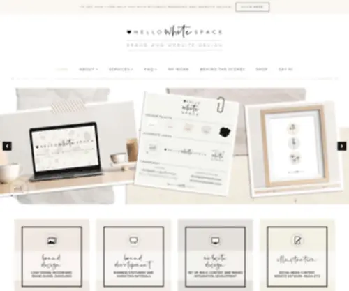 Hellowhitespace.co.uk(Thoughtful brand and website design) Screenshot