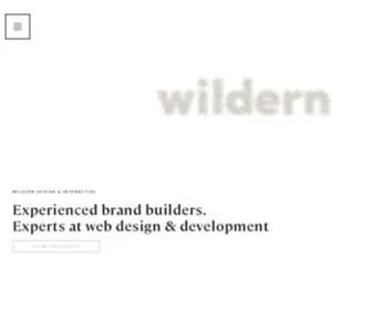 Hellowildern.com(Wildern Design & Interactive) Screenshot