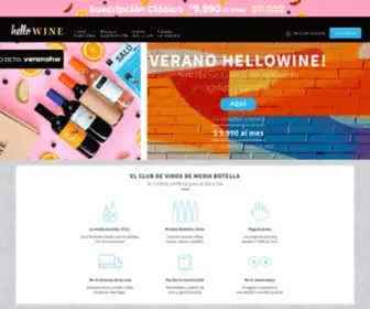 Hellowine.cl(Club de vinos HelloWine) Screenshot