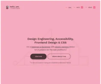 Helloyes.dev(Hello, yes) Screenshot