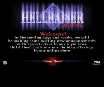 Hellraiserthemovie.com(Hellraiser The Movie Landing Page) Screenshot