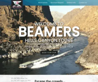 Hellscanyontours.com(Beamers Hells Canyon Tours) Screenshot